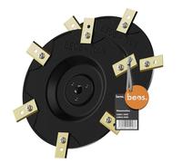 BEOS® Tuning de tondeuses-Robots - Compatible avec Mammotion LUBA 1 AWD et LUBA 2 AWD (jusqu'à l'année de Construction 2024) Plateau de Lames pour 6X Lames - Deux disques renforcés de Fibres de Verre