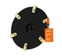 BEOS® Tuning pour tondeuses-robots - Disque rotatif compatible avec Gardena Sileno Life & Sileno + - Disque de lame pour 6X lames - disque de lame renforcé de fibres de verre - Ø 210 mm