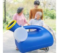 BEOTAY Pistolet Urine Homme pour Le Camping,Les Voyages, La Conduite Et Les Situations d'urgence,2000ML Urinal Homme,Professionnel Urinoir Portable,Diamètre du Bec 6,5Cm,Bleu