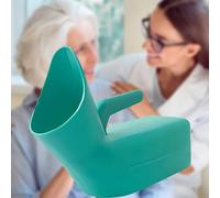 BEOTAY Urinoir Femme,Urinal Portable avec Échelle,1000Ml Pistolet Urinoir pour Femme,Conception De Grand Diamètre De 5 * 8 Cm,Pot De Chambre pour Voiture, Voyage, Camping,Réutilisable,Vert