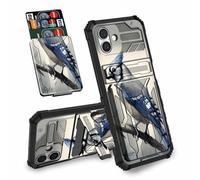 BEOTIWAD Blue Jay Bird Étui portefeuille pour iPhone 16 Plus 6,7" avec fente pour carte amovible pour cacher les espèces, les cartes de crédit, double couche, robuste, antichoc et béquille pour iPhone