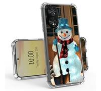 BEOTIWAD Bonhomme de neige transparent Coque pour TCL 50 SE 4G 6,8" Slim Transparent Anti-jaune TPU Militaire Protection Robuste Durable Bumper Housse de Protection pour TCL 50 SE 4G