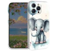 BEOTIWAD Coque de téléphone avec ballons éléphants pour iPhone 16 Pro Max 6,9 pouces, coque de protection complète en polycarbonate rigide, coque de protection antichoc pour iPhone 16 Pro Max 6,9