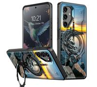 BEOTIWAD Coque pour Samsung Galaxy A14 5G/4G 6,6" avec support - Thème phare de villes - Double couche - Béquille - Coque de protection antichoc pour Samsung A14 5G/4G