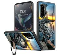 BEOTIWAD Coque pour Samsung Galaxy A56 5G avec support sur le thème des villes phares mixtes double couche béquille antichoc housse de protection pour Samsung A56 5G