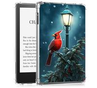 BEOTIWAD Coque transparente pour Kindle 10{^>e<^} génération 2018 et Kindle Signature Edition 6" - Coque arrière fine en TPU résistant aux chocs - Oiseau cardinal du Nord