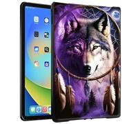 BEOTIWAD Étui fin antichoc en TPU pour tablette Kindle Paperwhite 12ème génération 2024 et Kindle Colorsoft Signature Edition 7" Motif attrape-rêves loups
