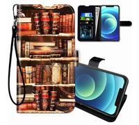 BEOTIWAD Étui portefeuille pour Cricket Icon 6 (SL219C)/AT&T Verge (SL219A) avec bracelet, porte-cartes de crédit, support magnétique, résistant aux chocs, coque de protection pour icône 6, livres