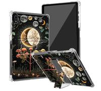 BEOTIWAD Full Moon Flower Étui pour tablette iPad 10e génération 10,9" 2022 avec béquille et porte-crayon, coque arrière transparente en TPU antichoc pour iPad 10e génération 2022