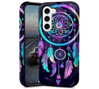 BEOTIWAD Rainbow Dream Catcher Coque de téléphone pour Samsung Galaxy S23 Plus 6,6" double couche hybride rigide PC et silicone Design de protection résistant aux chocs pour Samsung S23 Plus