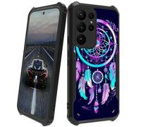 BEOTIWAD Rainbow Dream Catcher - Coque de téléphone pour Samsung Galaxy S23 Ultra, Galaxy S23 Ultra - Dos en acrylique rigide et TPU souple - Coque de protection fine et antichoc pour Samsung S23