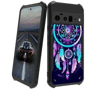 BEOTIWAD Rainbow Dream Catcher Coque pour Google Pixel 6 Pro, Pixel 6 Pro - Dos en acrylique rigide et TPU souple - Coque de protection fine et résistante aux chocs pour Pixel 6 Pro