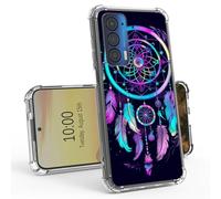 BEOTIWAD Rainbow Dream Catcher Coque transparente pour Motorola Moto Edge 2021 6,8" en TPU transparent et anti-jaunissement