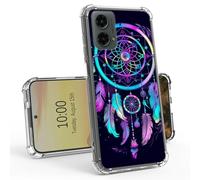 BEOTIWAD Rainbow Dream Catcher Coque transparente pour Motorola Moto G Play 4G 2024 6,5 pouces, mince, transparente, anti-jaunissement, protection militaire, résistante et durable