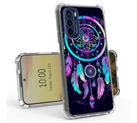 BEOTIWAD Rainbow Dream Catcher Coque transparente pour Motorola Moto G Stylus 5G 2022 6,8" en TPU transparent anti-jaune