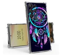 BEOTIWAD Rainbow Dream Catcher Coque transparente pour Samsung Galaxy S23 Ultra 6,8 pouces, fine, transparente, anti-jaunissement, protection militaire résistante et durable pour Samsung S23 Ultra