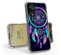 BEOTIWAD Rainbow Dream Catcher Coque transparente pour TCL 50 SE 4G 6,8" en TPU transparent et anti-jaunissement - Protection militaire résistante et durable pour TCL 50 SE 4G