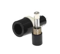 BEOTTO Lot de 100 porte-fusibles avec écrou rotatif installation MF-528 5 x 20 Noir Tube plat type croisillon Vis Couvercle porte-fusible 10 A 250 V (Size : 4A)