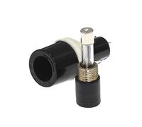 BEOTTO Lot de 5 porte-fusibles avec écrou rotatif installation MF-528 5 x 20 mm, noir, tube plat type croisillon vis couvercle porte-fusible 10 A 250 V (Size : 0,1 A)