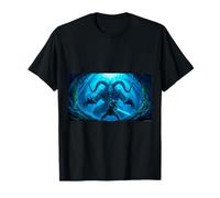 Beowulf Combat Le Monstre avec Le Mythe de la Saga Ancient Sword T-Shirt