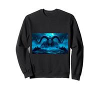 Beowulf Saga Grendel's Mother Rises from The Dark Lake Mythe Sweatshirt