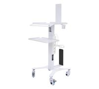 BeoyNot Chariot médical avec Support pour Scanner bucco-Dentaire, Roues Mobiles dentaires, Double Couche pour Soins Infirmiers, Salon de beauté