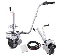 BeoyNot Roue Jockey pour remorque, Charge Max. 272 kg, avec Borne de Serrage & Dispositifs de Serrage, pour Caravanes, Remorques de Bateau, Remorques à Chevaux