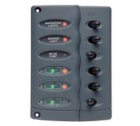 BEP CSP6-PTC Water Proof Panel - 6 way - PTC Fusing by Ancor