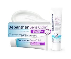 BepanthenSensicalm® Crème Eczéma Anti-Démangeaisons 50g + Baume 10ml