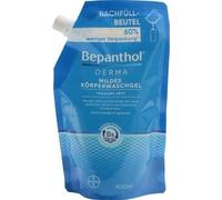 Bepanthol® Derma Gel nettoyant doux pour le corps 400 ml Recharge de gel douche doux pour peaux sensibles et sèches Hydratant testé dermatologiquement avec dexpanthénol sans parfum