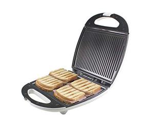 BEPER 90.620 Toasteur Machine à Sandwich et Grill, Blanc, 1300 W