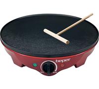 Beper Appareil à crêpes BT.700Y pour crêpes, pancakes, piadinas, tortillas, omelettes