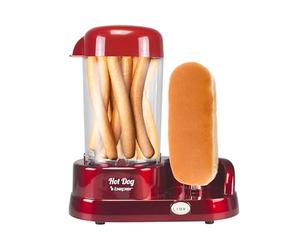 BEPER P101CUD501 Machine à Hot-Dogs au vapeur,350W, ABS, Rouge