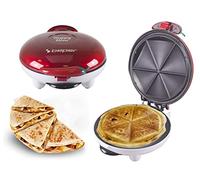 BEPER P101CUD600 Appareil à apéritif Happy Hour - Prépare des quesadillas, des panzerotti, des boulettes sucrées et salées en quelques minutes, Rouge