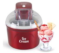 BEPER P102GEL002 Sorbetière réfrigérée, Machine à glace, Prépare glaces, sorbets et yaourts glacés, Cuve de réfrigération en aluminium à double isolation, Capacité 1,8 L, Sorbetière