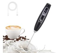 BEPER P102SBA009 Mousseur à lait électrique rechargeable, mousseur à lait avec fouet amovible en acier inoxydable, USB inclus, autonomie de 40 minutes, idéal pour le lait, le chocolat et le cappuccino