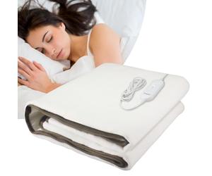 BEPER P203TFO101 Chauffe-lit électrique individuel, 150 x 80 cm, 3 niveaux de température, commande amovible, lavable en machine, arrêt automatique de sécurité.