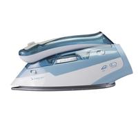 BEPER P204FER200 Fer à Repasser Double Tension,Capacité du réservoir 80 ML,1100W,Plaque antiadhésive, Poignée Pliante, Idéal pour Les Voyages