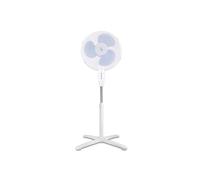 BEPER P206VEN103 Ventilateur sur pied 3 pales, hauteur réglable jusqu'à 125 cm, 3 vitesses, oscillation automatique, montage facile sans outils, grille en acier de 40 cm, base croisée, 40 W
