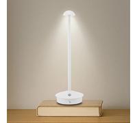 BEPER P207ILI154 Lampe de table sans fil rechargeable, 3 teintes de couleur, intensité réglable, USB type C inclus, portable pour bureau, table de chevet ou table