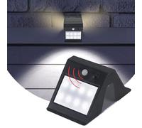 BEPER P207ILO070 Applique solaire sans fil, Spot avec détecteur de mouvement crépusculaire extérieur, Lampe LED, Lampe solaire d'extérieur étanche, Fixation murale avec vis incluses