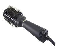 BEPER P301PIS102 Brosse sèche-cheveux volumineuse, 1200W, Brosse lissante, Volumisante et bouclante, 3 Réglages de température et 2 vitesses, Poignée ergonomique et cordon pivotant, Noir