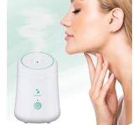 BEPER P302VIS010 Sauna facial Hidra, nettoyage et hydratation en profondeur du visage, appareil à vapeur pour le visage avec réservoir de 60 ml, porte-essence et verre doseur inclus