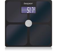 Beper Pèse-personne P303BIP050 Impédance Bluetooth ScaleUp 21 valeurs corporelles 180 kg Noir