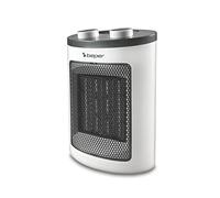 BEPER RI.080 Chauffe-ventilateur céramique basse consommation, 1500W, Chauffe-ventilateur électrique avec protection contre la chaleur, Blanc