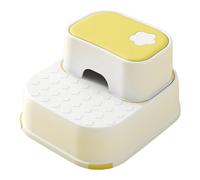 bephible Marchepied de salle de bain antidérapant avec fonction de rangement de jouets pour tout-petits, design double emboîtable, pieds en caoutchouc antidérapants, pot d'apprentissage de la