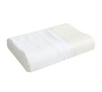 bephible Oreiller ergonomique en mousse à mémoire de forme, ultra doux, résistant à l'usure, léger, soulagement de la douleur, résistant à la poussière, oreiller en latex 30 x 50 cm