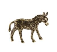 bephible Petite décoration de bureau, figurine miniature d'âne, haute durabilité, antirouille, aspect réaliste, largement utilisé, bronze
