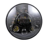 BEPHON Ensemble de Phare de Moto Phares Phare LED de Moto de 7 Pouces et Feux de Route/Feux de Jour DRL pour Indian, Roadmaster, Springfield, Challenger et Pursuit(Black)