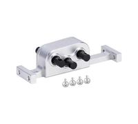 BEPHON Pièces de Mise à Niveau châssis pour L&CG Cheater Rigs 1/10 RC Crawler : boîte Transfert en Aluminium CNC, Largeur 70 mm, Arbre 5(Silver)